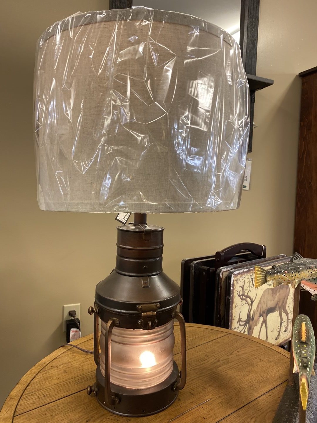 Crestview Collections - CVABS964 - Table Lamp - Linen Shade