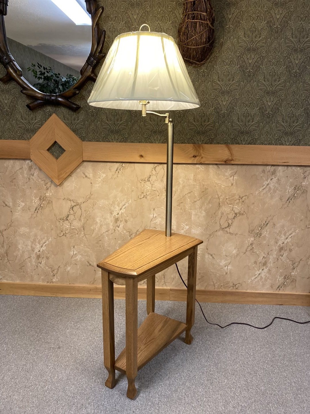 Medallion - LSB6003EB - Wedge Shape Table Floor Lamp