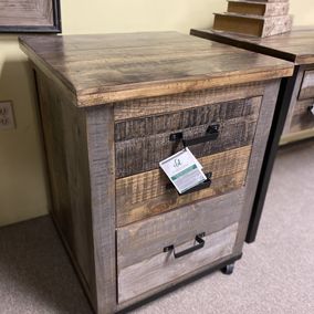 6441FIL - 3 Drawer Cabinet - Loft Brown Collection