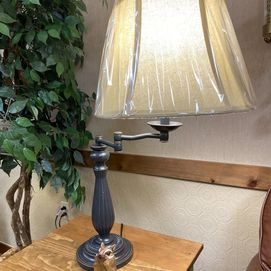 Cal Lighting - BO-2716SWTB-DB - Swing Arm Table Lamp