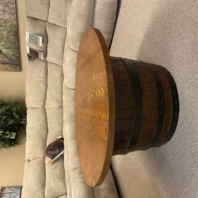 Amish - Whiskey Barrel Coffee Table