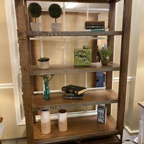 IFD - 4 Shelf Bookcase on Casters - Urban Gold Collection