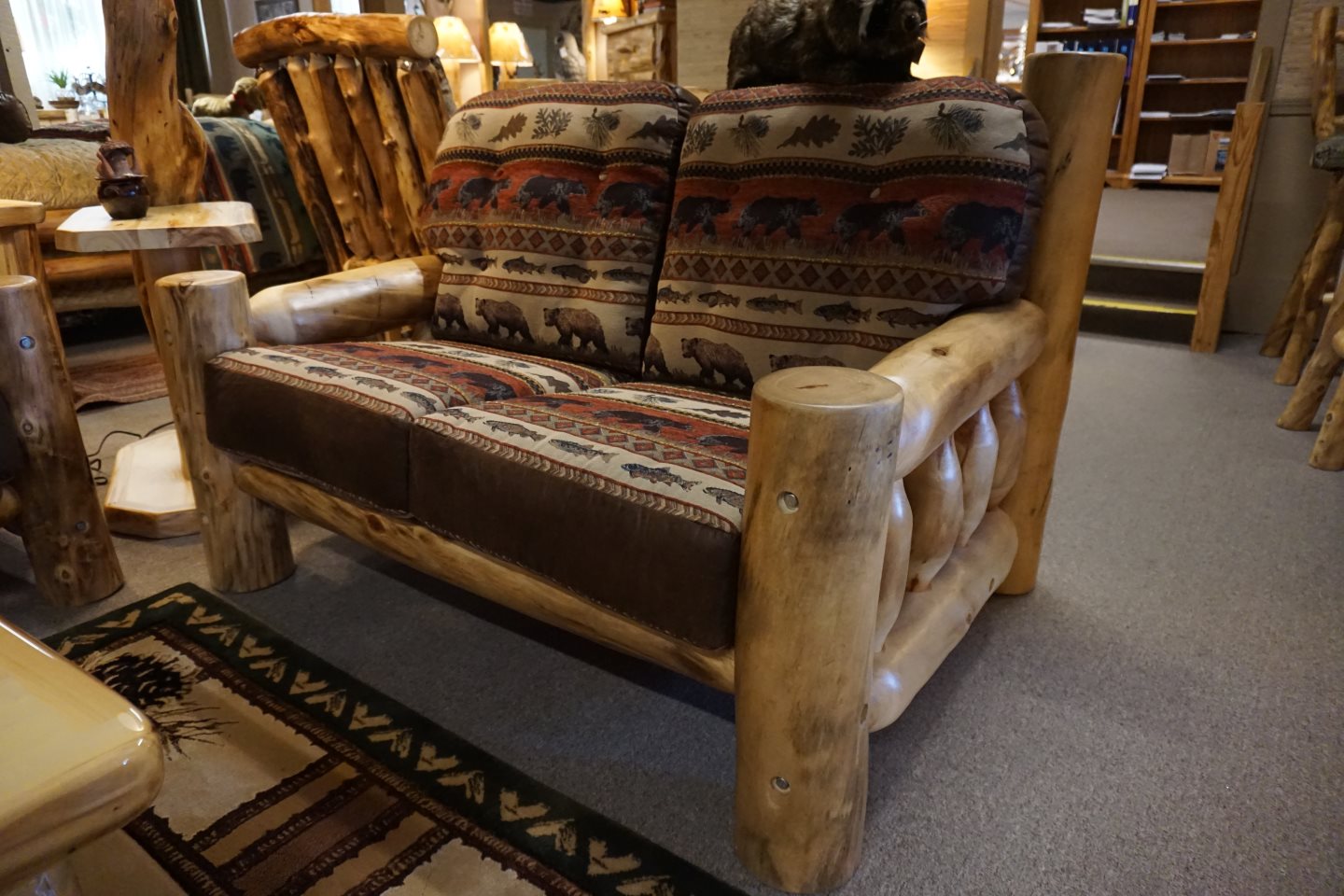 Rustic Log Furniture - Rustic Comfort Collection Loveseat