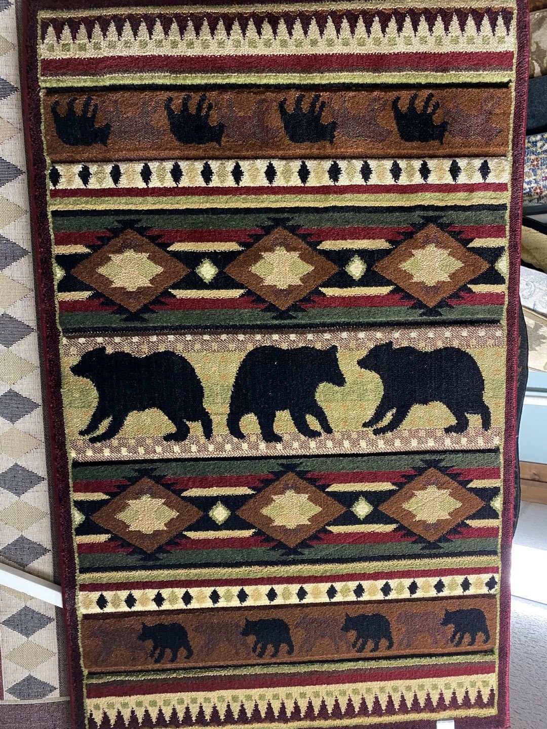 United Weavers Designer Contours Native Bear Area Rug