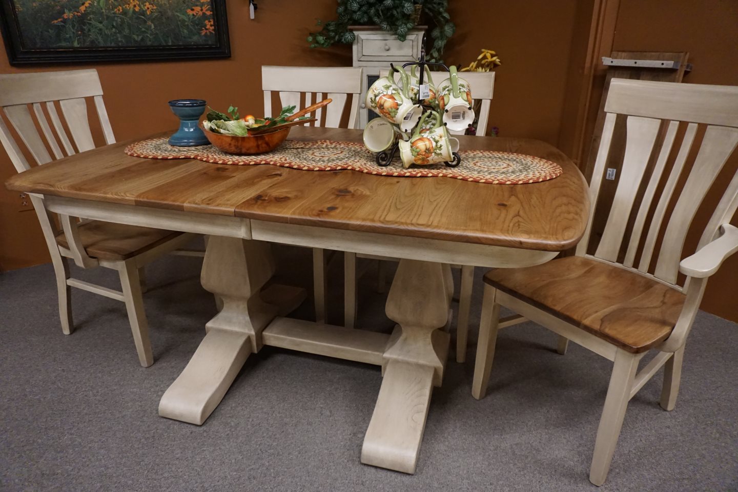 Amish - Ashley Double Pedestal Table & Chairs