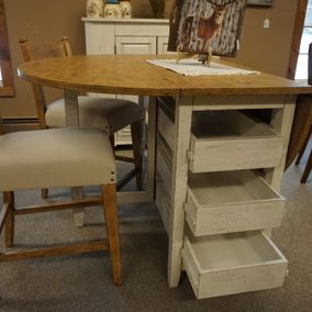 Klaussner - Neighbors Drop Leaf Counter Table