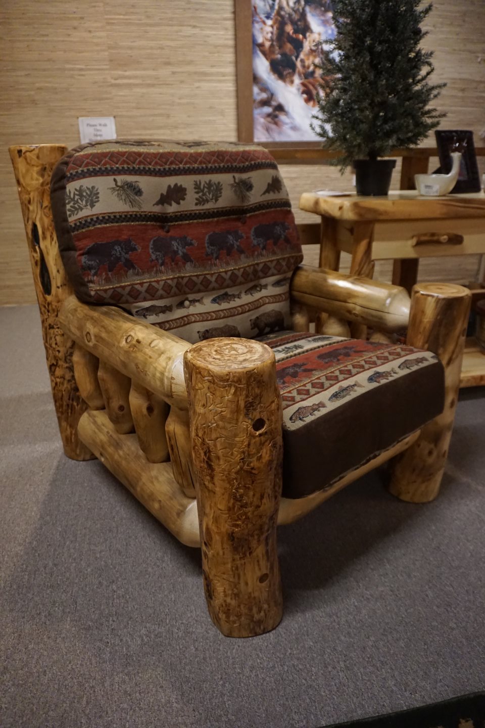 Rustic Log Furniture - Rustic Comfort Collection Chair