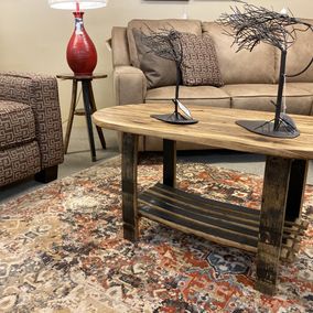 Amish - Stave Shelf Coffee Table