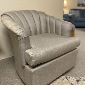 Best Home Furnishings - 2558 Elaine - Swivel Channel Back Chair