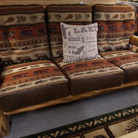 Rustic Log Furniture - Rustic Comfort Collection Sofa