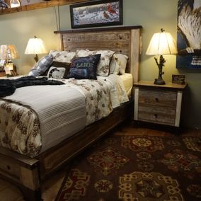 International Furniture Direct Antique Collection Bedroom