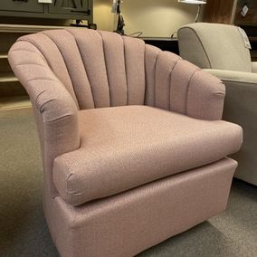 Best Home Furnishings - Elaine 2557 Swivel Barrel Chair